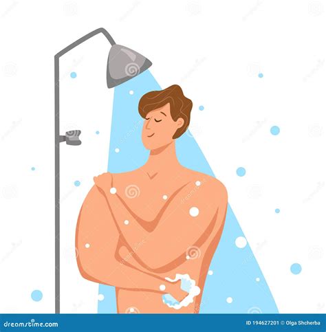 hugokyoto taking a shower cleaning himself to better make a mess